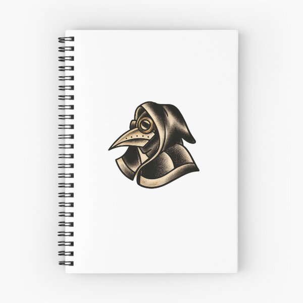 Item preview, Plague Doctor Tattoo – Dark Traditional Flash Design designed and sold by Scandi-Design.