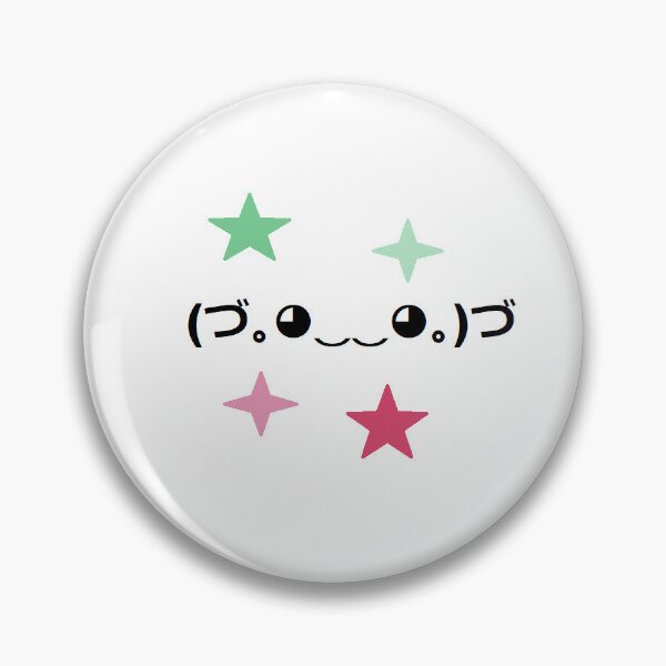 Item preview, subtle abrosexual kaomoji pin designed and sold by verysaneperson.