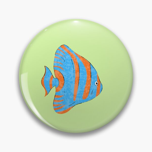 Item preview, Tropical Fish, Orange and Blue designed and sold by HoppingCreation.