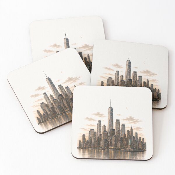 Item preview, Modern Boho New York: Manhattan Sunset Glow designed and sold by Nova Graphix.