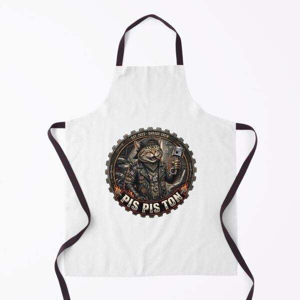 Item preview, Pis-Piston Mechanic Cat: Funny Automotive Garage Crew Art designed and sold by abdosArts1.