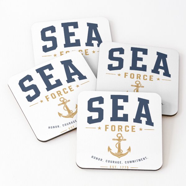 Item preview, Sea Force Anchor Nautical Minimalist Design designed and sold by MWSailingClub.