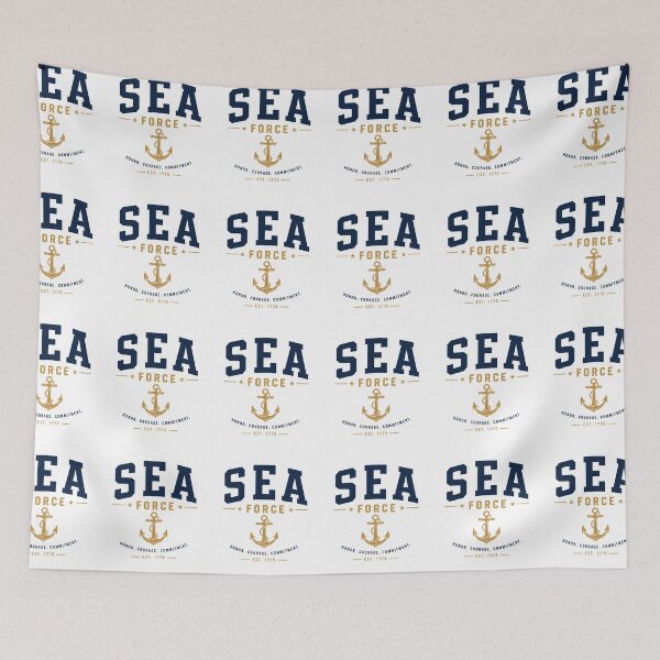 Item preview, Sea Force Anchor Nautical Minimalist Design designed and sold by MWSailingClub.
