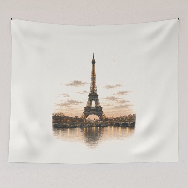 Item preview, Modern Boho Paris: Eiffel Tower Dream designed and sold by Nova Graphix.