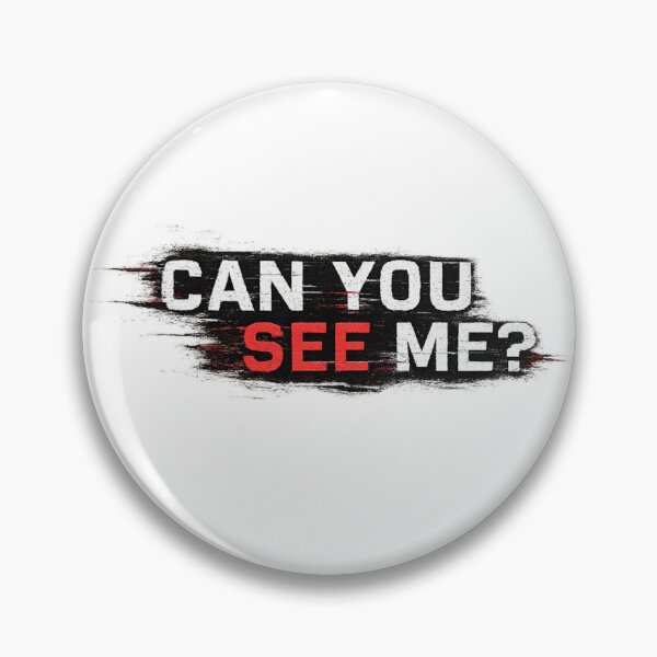 Item preview, CAN YOU SEE ME? Glitch Horror Text – Dark Aesthetic Design designed and sold by unglaublichGut.
