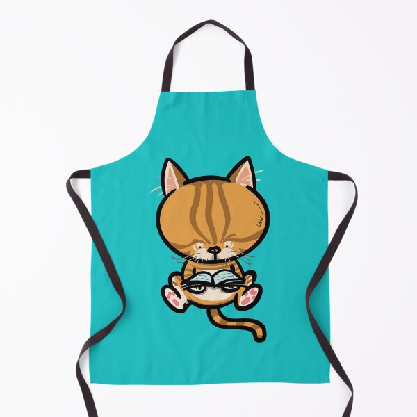 Item preview, Book Smarts or Catnip Dreams? Ginger Tabby - 橘貓的書本白日夢 (読書中の茶トラ猫) designed and sold by MeowdelStudio.