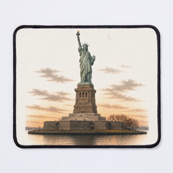 Item preview, Modern Boho New York: Statue of Liberty Sunset designed and sold by Nova Graphix.