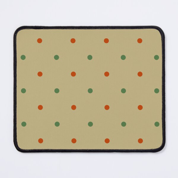 Item preview, Ecru, fern green & mahogany polka dots designed and sold by Mint + Midnight.