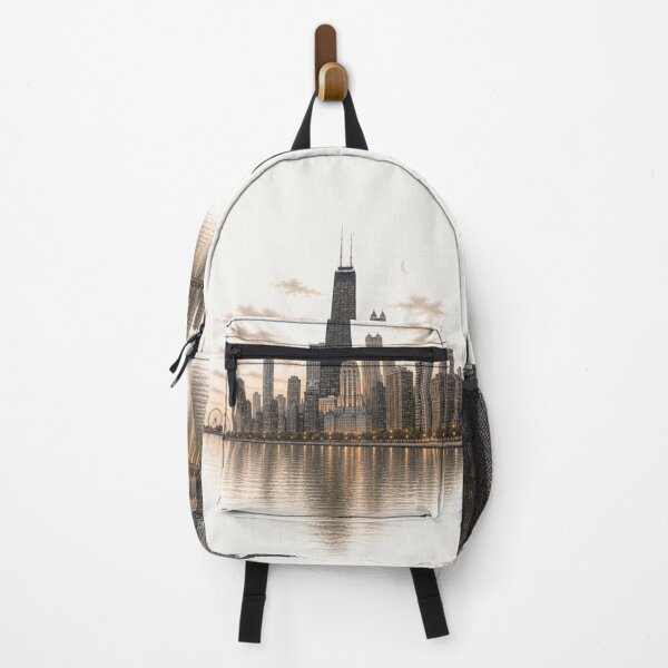 Item preview, Modern Boho Skyline: Chicago City Reflections designed and sold by Nova Graphix.