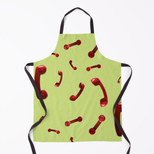 Item preview, A playful and eye-catching design featuring floating red vintage telephone handsets designed and sold by Thetdesigns.