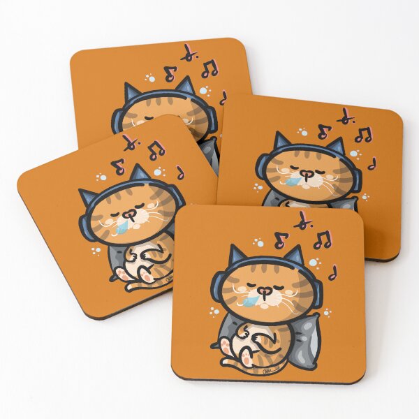 Item preview, Lo-Fi Nap King: Sleeping Ginger Cat - 橘貓午睡之王 (お昼寝中の Lo-Fi 猫) designed and sold by MeowdelStudio.