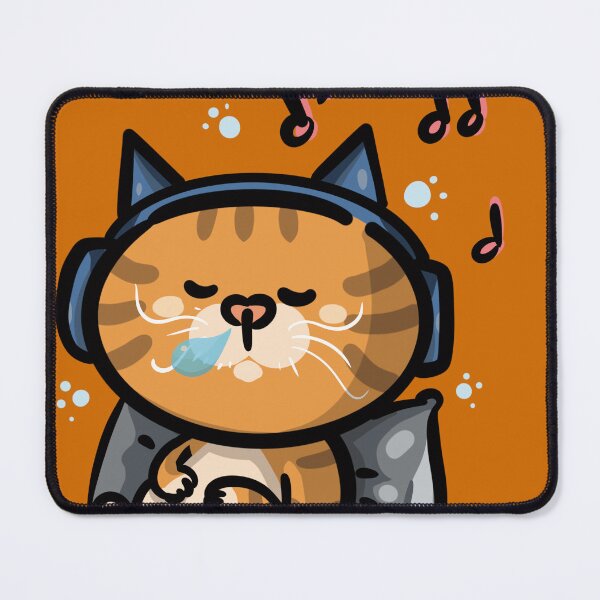 Item preview, Lo-Fi Nap King: Sleeping Ginger Cat - 橘貓午睡之王 (お昼寝中の Lo-Fi 猫) designed and sold by MeowdelStudio.