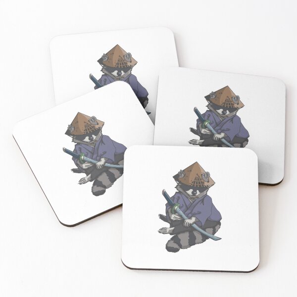 Item preview, Racoon Samurai |  Cute & Funny Animal Design designed and sold by CodexCurio.
