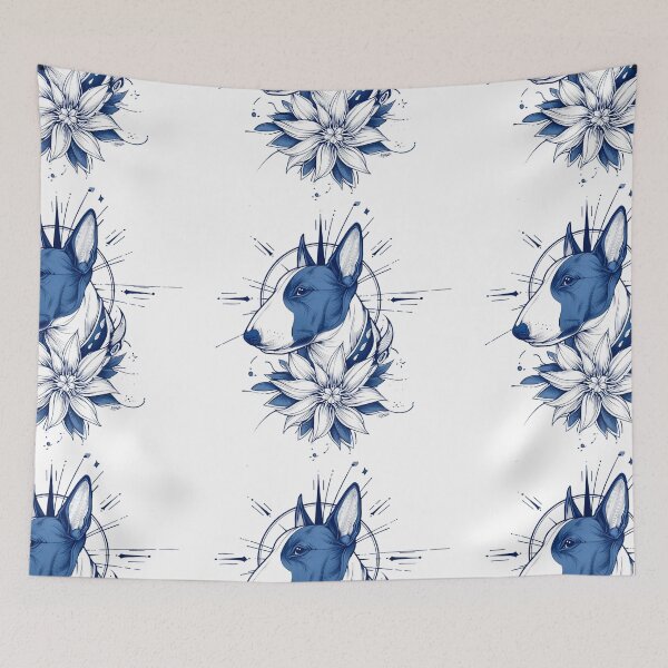 Item preview, Bull terrier tattoo design designed and sold by MendaciousMina.