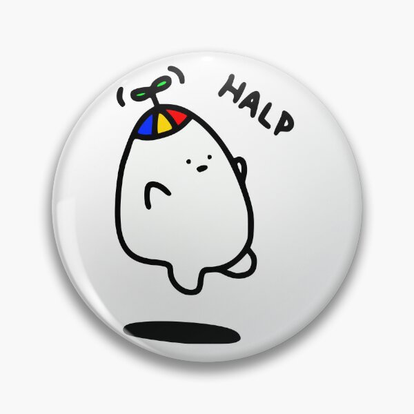 Item preview, Doodle Blob - Halp designed and sold by Qalam&Pixel.