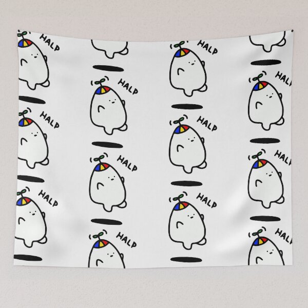 Item preview, Doodle Blob - Halp designed and sold by Qalam&Pixel.