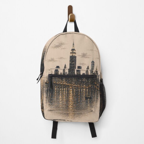 Item preview, New York City Skyline - Modern Boho Watercolor Art designed and sold by Nova Graphix.