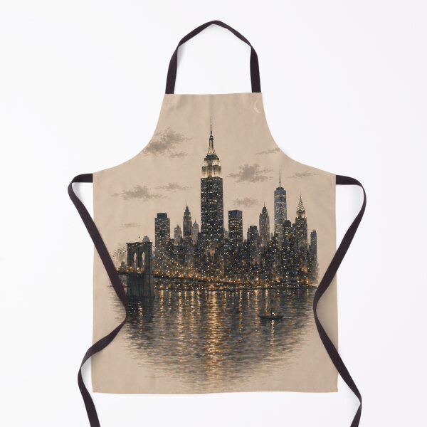 Item preview, New York City Skyline - Modern Boho Watercolor Art designed and sold by Nova Graphix.