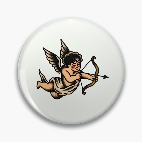 Item preview, Cupid Tattoo – Angel Archer Traditional Flash designed and sold by Scandi-Design.