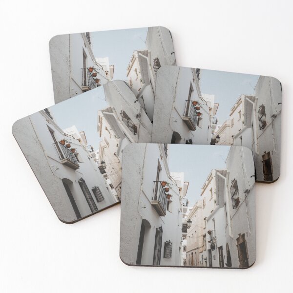 Item preview, alley in Sitges, Spain designed and sold by LindsayVTravels.