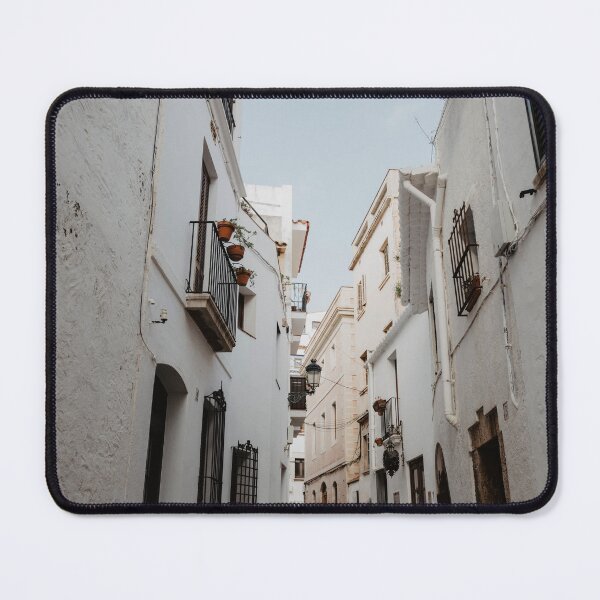 Item preview, alley in Sitges, Spain designed and sold by LindsayVTravels.