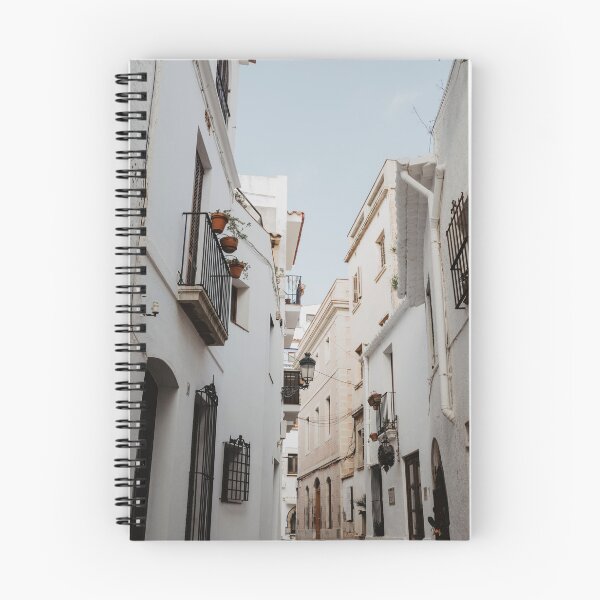 Item preview, alley in Sitges, Spain designed and sold by LindsayVTravels.