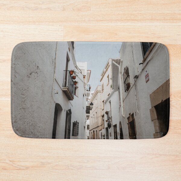 Item preview, alley in Sitges, Spain designed and sold by LindsayVTravels.