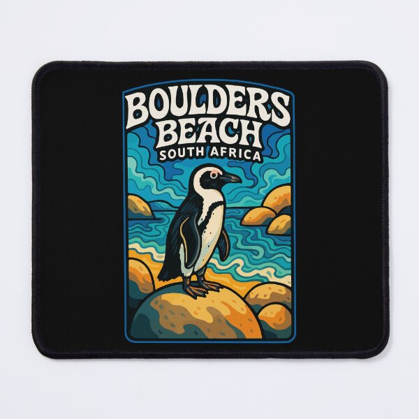 Item preview, Boulders Beach South Africa Trippy Travel designed and sold by TomFrontierArt.