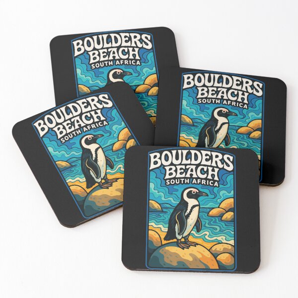 Item preview, Boulders Beach South Africa Trippy Travel designed and sold by TomFrontierArt.