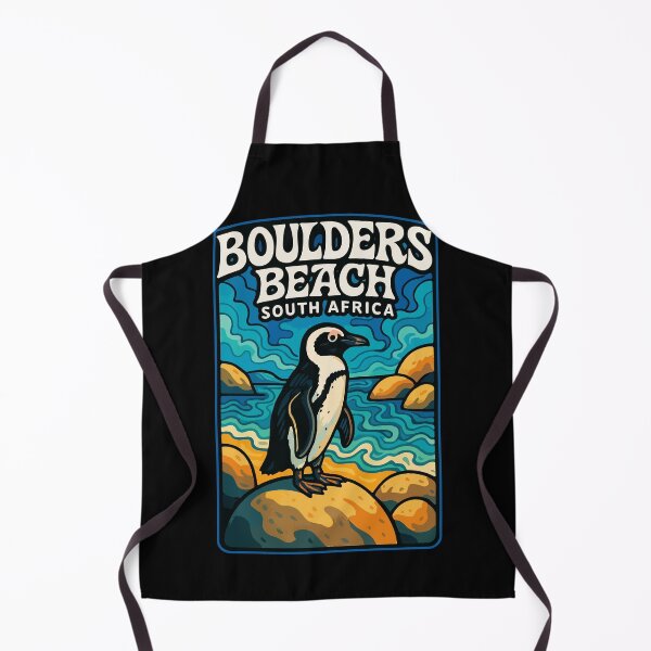 Item preview, Boulders Beach South Africa Trippy Travel designed and sold by TomFrontierArt.