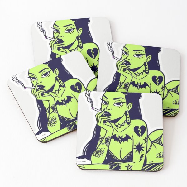 Item preview, “Green Smoke Gospel & the Keyboard of Questionable Life Choices”   designed and sold by Print Fiction.