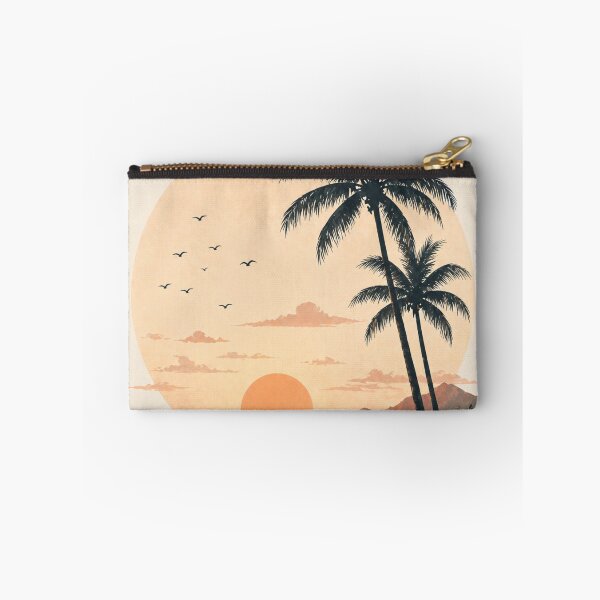 Item preview, Summer Tropical Beach Sunset - Retro Boho Watercolor Palms designed and sold by Nova Graphix.