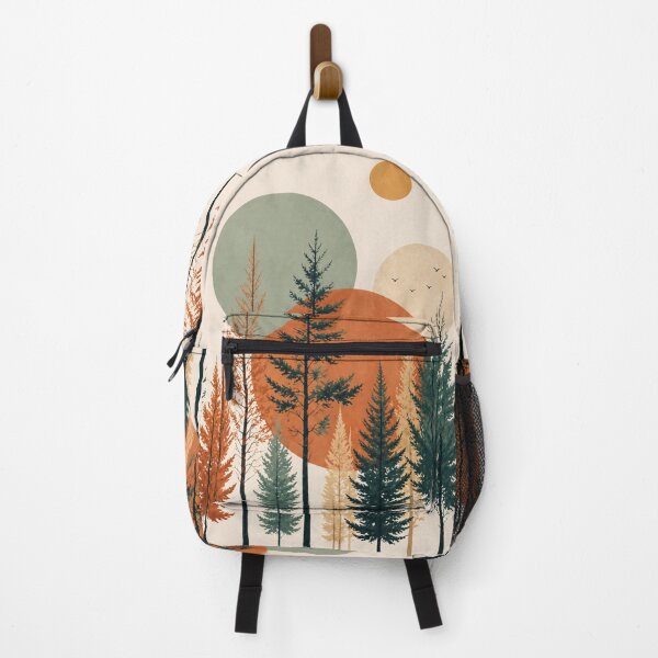 Item preview, Minimalist Geometric Forest Boho Art Illustration designed and sold by Nova Graphix.