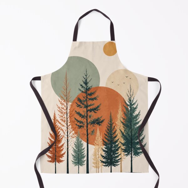 Item preview, Minimalist Geometric Forest Boho Art Illustration designed and sold by Nova Graphix.