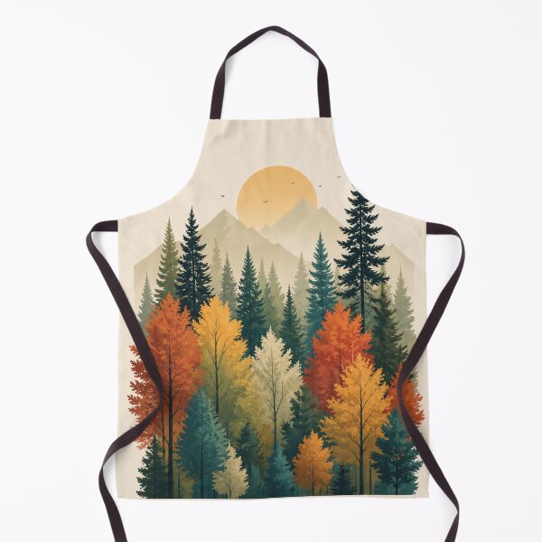Item preview, Minimalist Boho Mountain Forest Sun Art designed and sold by Nova Graphix.