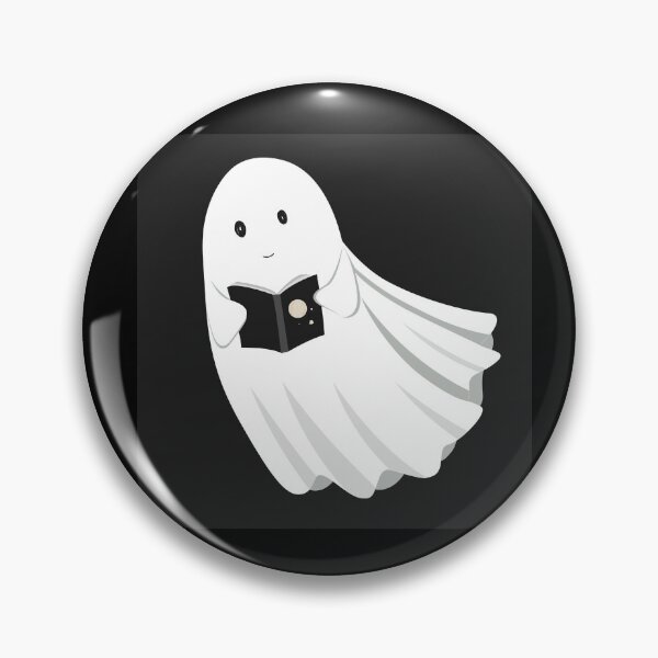 Item preview, Reading Ghost Sticker – Cute Book Lover Ghost Aesthetic designed and sold by BlackBoneArt.