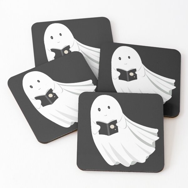 Item preview, Reading Ghost Sticker – Cute Book Lover Ghost Aesthetic designed and sold by BlackBoneArt.
