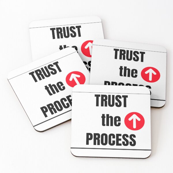Item preview, Trust The Process Motivational Mindset Growth Quote Design designed and sold by LowBatteryStudio ⭐.