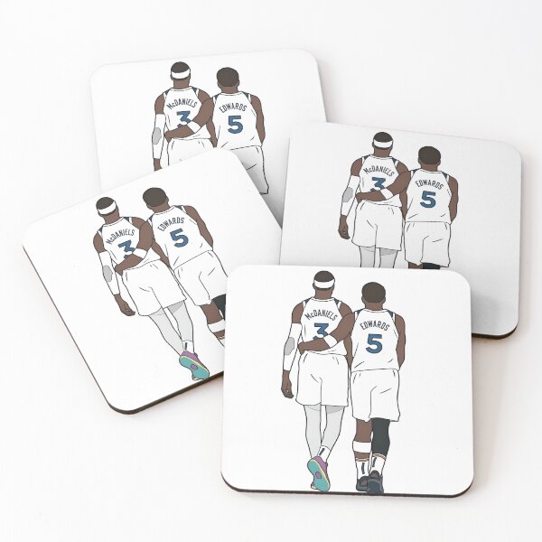 Item preview, Anthony Edwards and Jaden McDaniels designed and sold by Hoops and Movie Sticks.