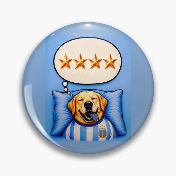 Item preview, Dreaming Dog Four Stars Champions Argentina       designed and sold by DanBral23.