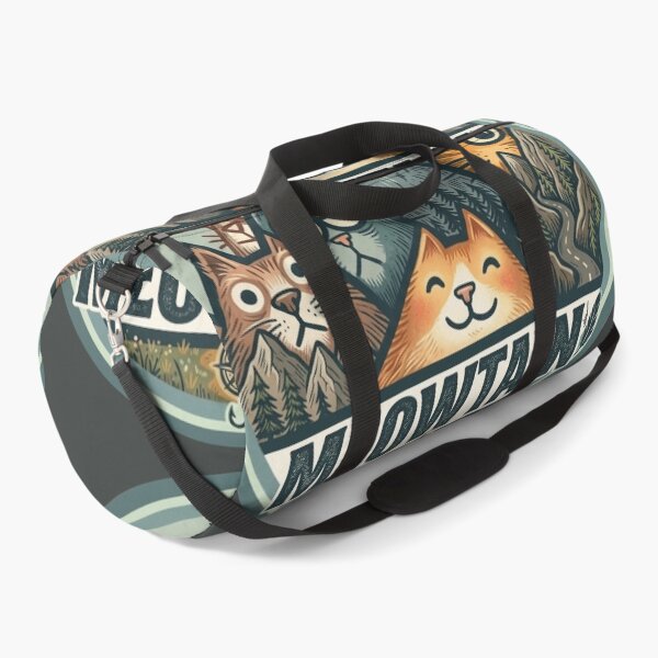 Item preview, MEOWTAIN Adventure: The Great Wave of Cats (Vintage BadgeMEOWTAIN 貓山冒險:群貓之巔 (復古圓徽章設計MEOWTAIN(ミャウンテン)アドベンチャー:猫たちの頂点 (ヴィンテージ風バッジ) designed and sold by MeowdelStudio.