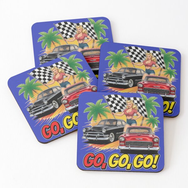 Item preview, Classic Cars Go,Go,Go Racing designed and sold by Crazy Ronald.