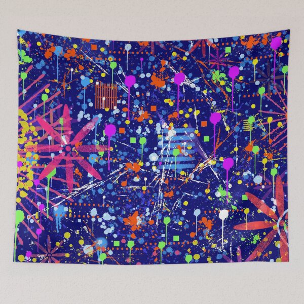 Item preview, Abstract Maximalism: Ferris Wheel at Night designed and sold by DanielleGensler.
