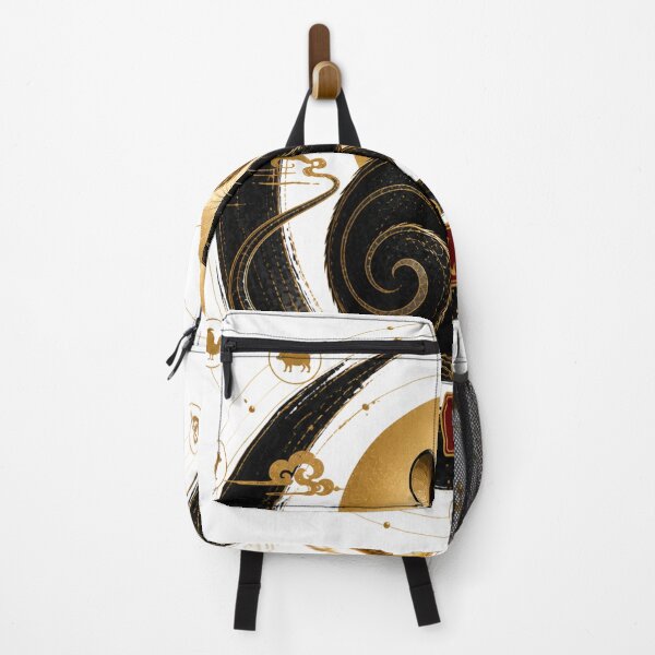 Item preview, Year of the Rat Zodiac – Celestial Gold and Black Chinese Astrological Art designed and sold by KireaDesigns.
