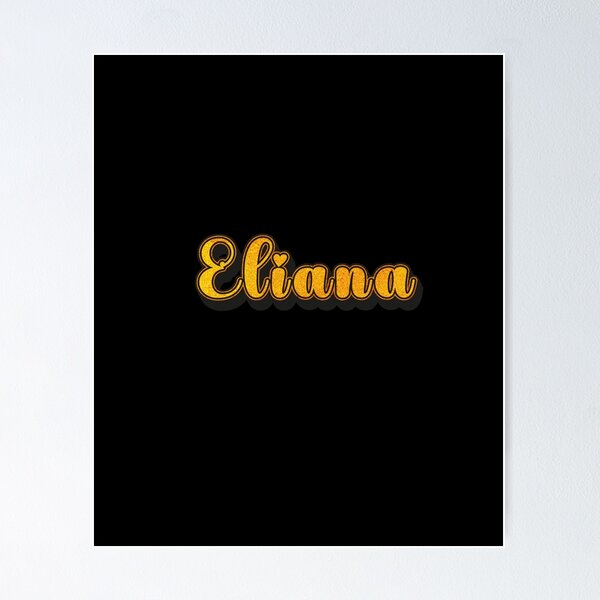 Item preview, Eliana Personalized Name - Cool & Cute Custom Gift for Women and Girls designed and sold by Oussinc.