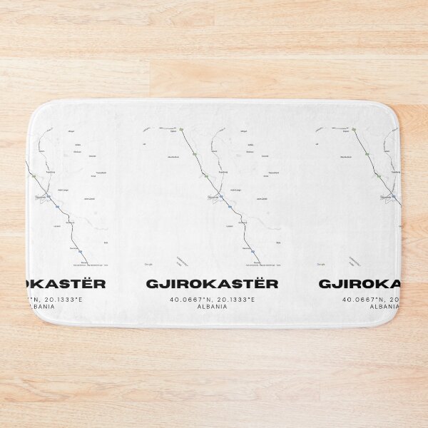 Item preview, Gjirokastër Minimalist Map Design | Albania UNESCO City Map Art designed and sold by RM-Journey.