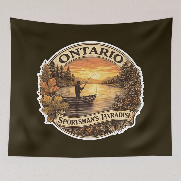 Item preview, Ontario - Sportsman's Paradise designed and sold by HistoryRepeats.