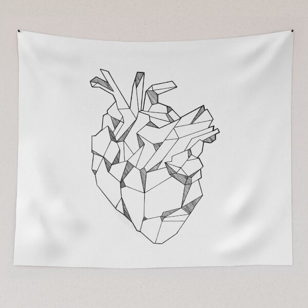 Item preview, Heart organ drawing designed and sold by Floboutique.