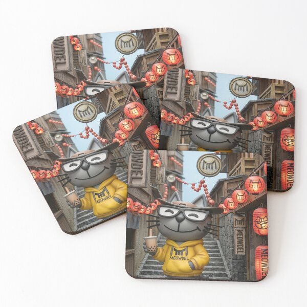 Item preview, MEOWDEL in Jiufen: Spirited Tea & Old Street Trails - 九份老街探險 (九份の古い町並み) designed and sold by MeowdelStudio.