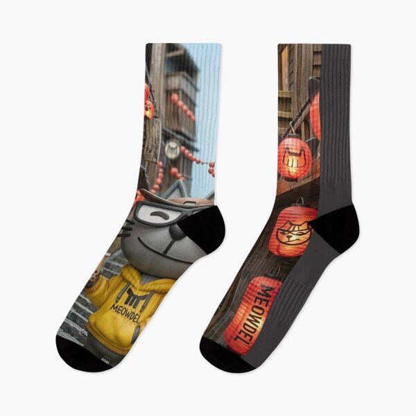 Item preview, MEOWDEL in Jiufen: Spirited Tea & Old Street Trails - 九份老街探險 (九份の古い町並み) designed and sold by MeowdelStudio.